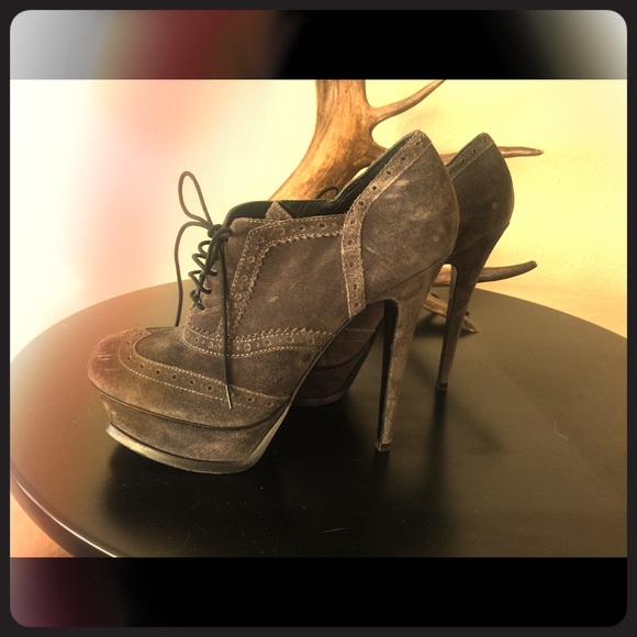 YSL Lace Up Platform Oxford - Picture 1 of 4